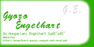 gyozo engelhart business card